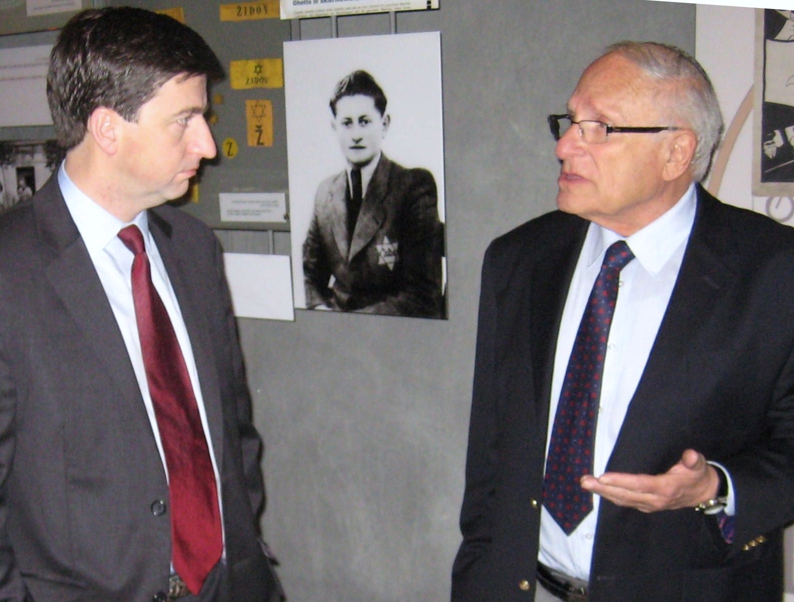 Shadow Foreign Secretary Douglas Alexander at the Yad Vashem Holocaust memorial museum