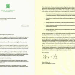 LFI chair writes to Foreign Secretary demanding action on Iran